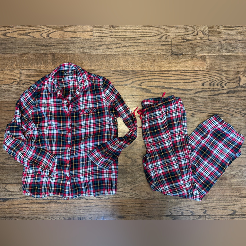 Croft & Barrow Plaid Pajama Set – Women’s Medium, Cozy Holiday Style